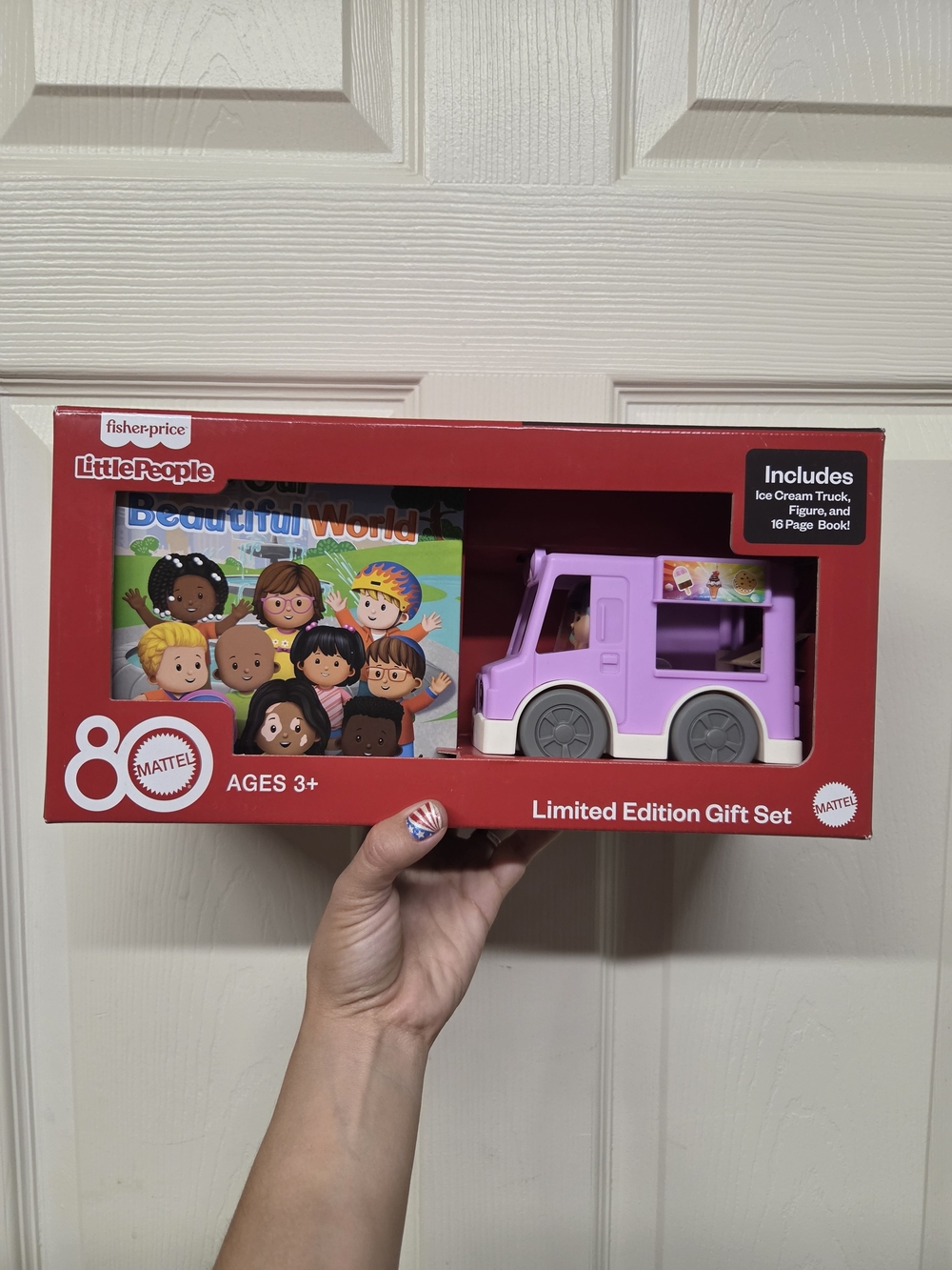 Fisher-Price Little People Lavender Ice Cream Truck Gift Set
